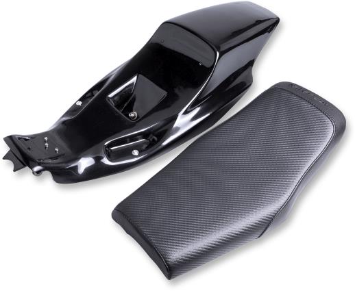 Saddlemen Z4282 Eliminator Tail Section/Seat Kit - Faux Carbon Fiber