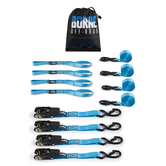 Borne Off-Road BNRTC-TDMD-4BL BRN Ratchet Tie-Down