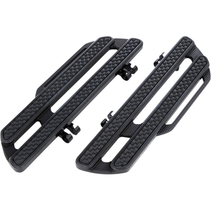 Arlen Ness 410-016 Method Driver Floorboards - Black Anodized
