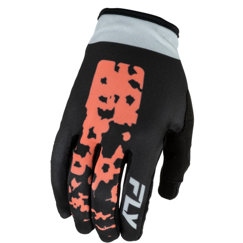 Load image into Gallery viewer, Fly Racing Lite Flake Womens Gloves (XX-Large, Black/Light Gray/Coral)
