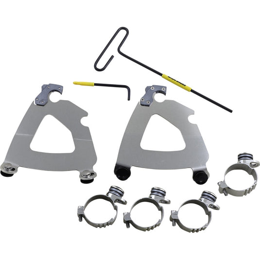 Memphis Shades MEK2059 Trigger Lock Mount Kit for Road Warrior Fairing - Polished