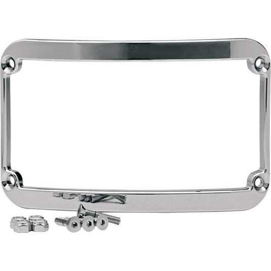 Klock Werks KWS-01-0082-C License Plate Frame for 7.125in. Rear Fender - Chrome