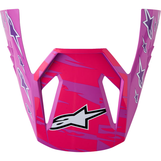 Alpinestars Visor for S-M3 Fray Youth Helmet - White/Pink/Purple