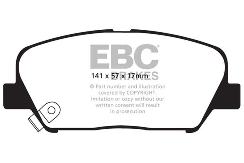 Load image into Gallery viewer, Ebc DP41856R EBC Yellowstuff Brake Pad Sets
