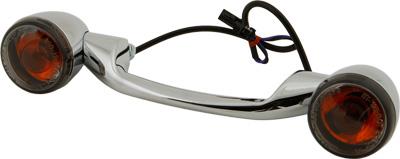 Harddrive 161802 Light Bar - Chrome with Smoke Lenses