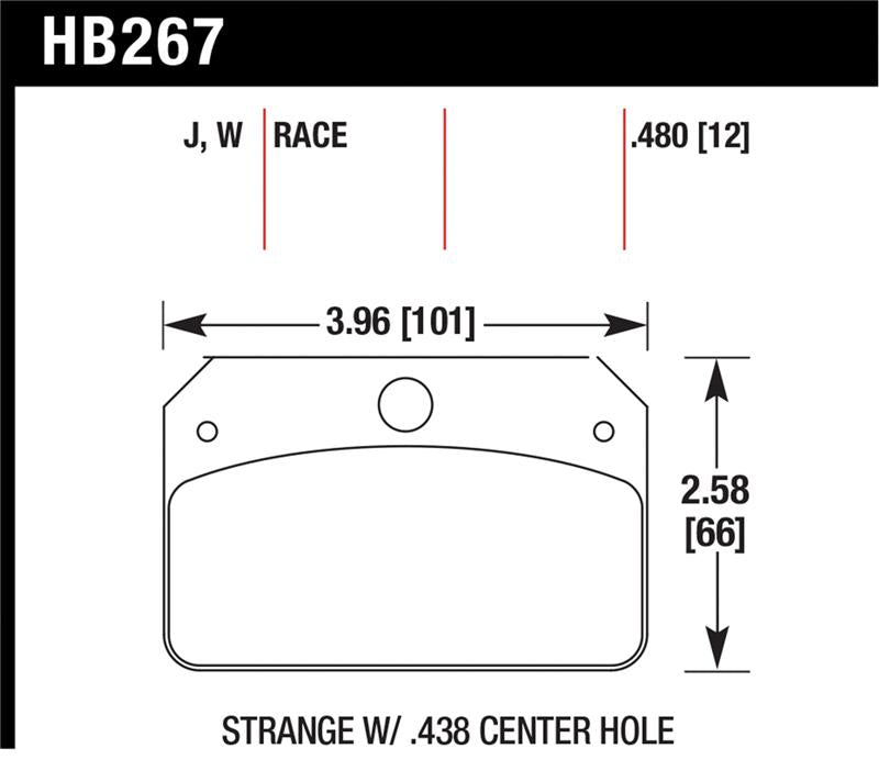 Load image into Gallery viewer, Hawk Performance HB267J.480 HAWK DR-97 Brake Pad Sets
