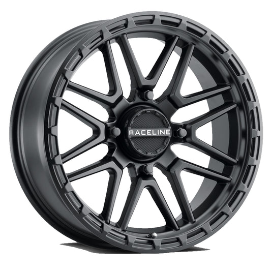Raceline Wheels A11B-20756-00 A11 Krank XL Wheel - 20x7 - 3.5 + 3.5 Offset - 4/156 - Satin Black