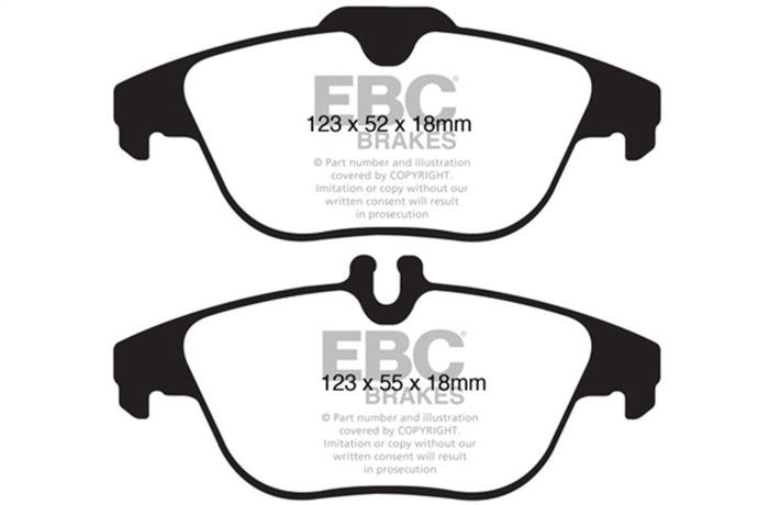 Ebc DP41990R EBC Yellowstuff Brake Pad Sets