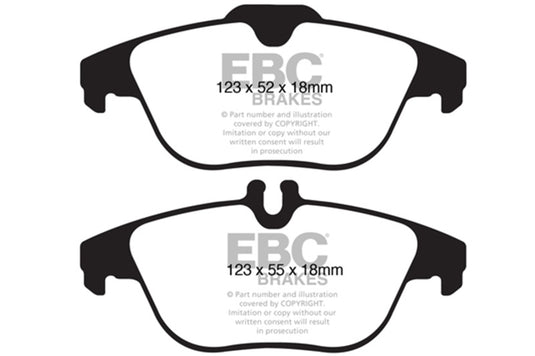 Ebc DP41990R EBC Yellowstuff Brake Pad Sets