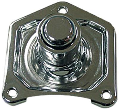 Harddrive 19-0401 Solenoid End Cover/Starter Button - Chrome