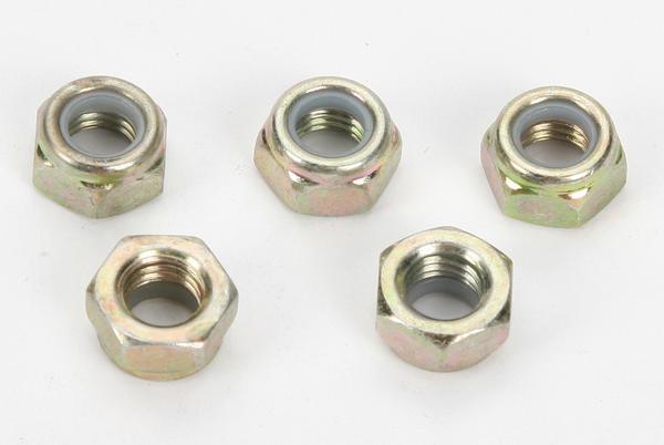 Woodys NYLC-5020 Steel Lock Nuts for Traction Master Studs - 5/16in. Thread - 48 Pack