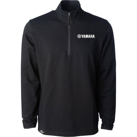 Factory Effex Yamaha Performance Quarter-Zip Sweatshirt (Medium, Black)
