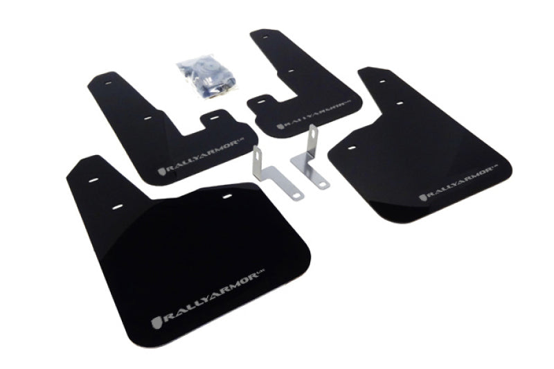 Load image into Gallery viewer, Rally Armor MF14-UR-BLK/SIL RAL UR Blk Flap/Silver Logo
