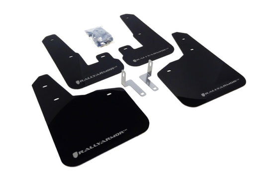 Rally Armor MF14-UR-BLK/SIL RAL UR Blk Flap/Silver Logo