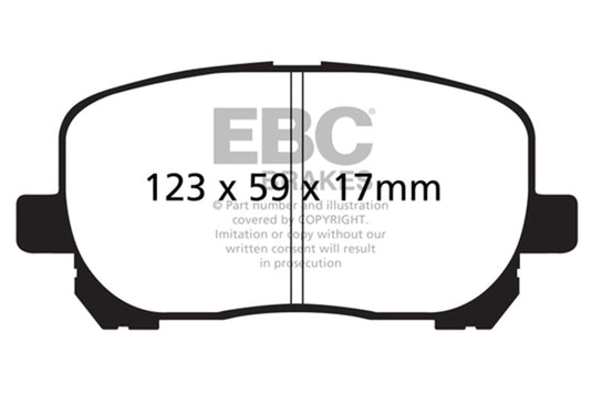 Ebc DP31637C EBC Redstuff Brake Pad Sets