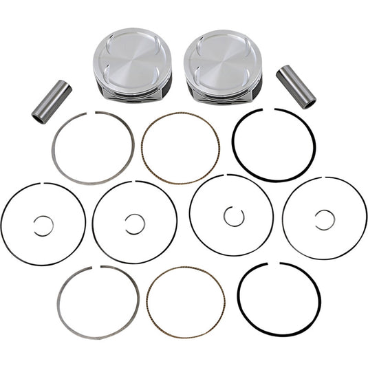J.E. Pistons 370252 M8 Piston Kit - 0.175in. Oversize to 4.250in., 11.0:1 Compression
