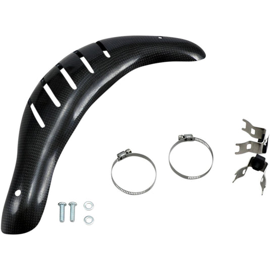 Moose Racing MHS350SXF Pipe Guards By ELINE for 4-Stroke - Stock