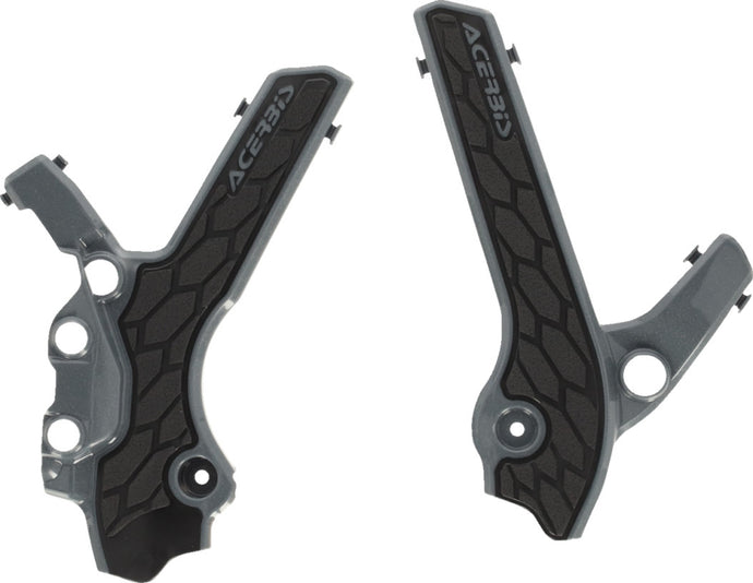 Acerbis 2983341019 X-Grip Frame Guard - Gray/Black