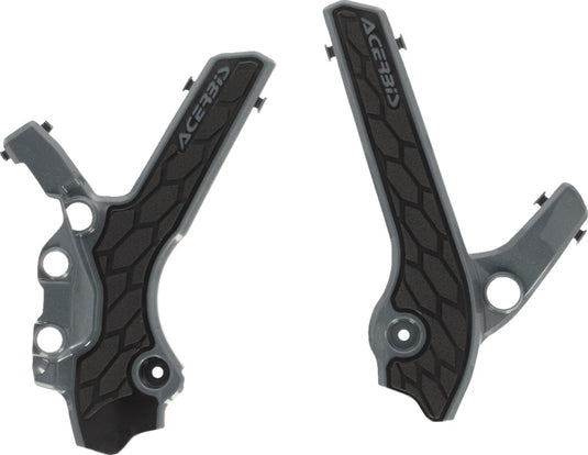 Acerbis 2983341019 X-Grip Frame Guard - Gray/Black