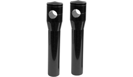 Accutronix HR1358-B Custom Risers for Standard Triple Trees - 8in. - Black