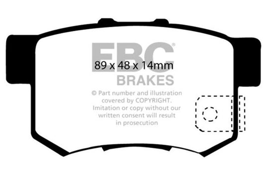 Ebc DP21193 EBC Greenstuff Brake Pad Sets