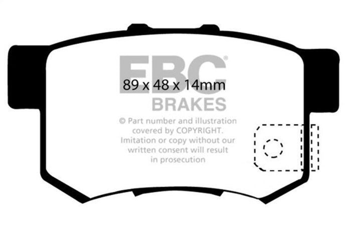 Ebc DP21193 EBC Greenstuff Brake Pad Sets