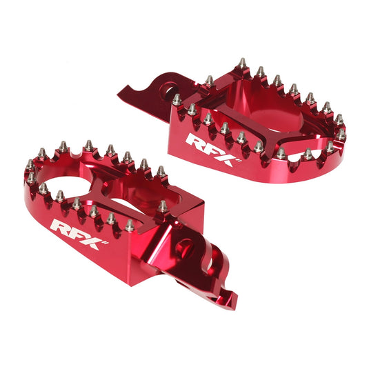 Rfx FXFR 50400 99RD Pro Series Aluminum Footpegs - Red