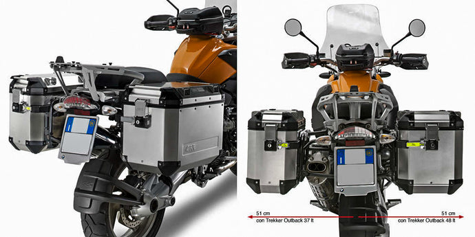 Givi PL684CAM Side Case Hardware for Outback Series Side Cases