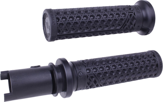 Odi V31VHTCB-MB Harley Davidson Vans Lock-On Grips - Black/Matte Black