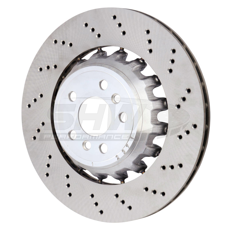 Load image into Gallery viewer, Shw Performance BRR43504 SHW Drilled Lightweight Rotors
