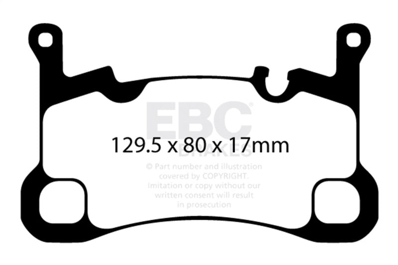 Load image into Gallery viewer, Ebc DP42380R EBC Yellowstuff Brake Pad Sets
