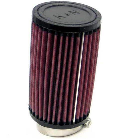 K&N Engineering RU-1090 Universal Round Straight Air Filter - Rubber End Cap
