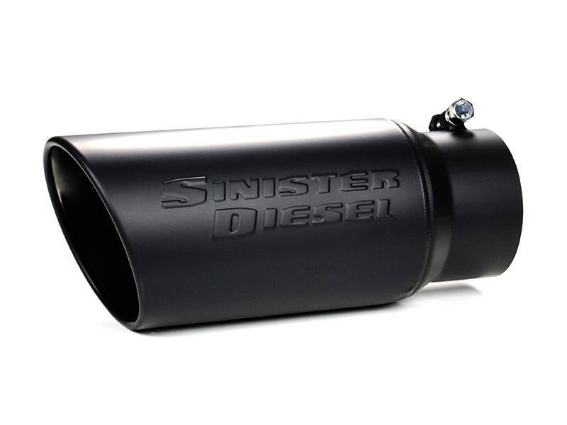 Load image into Gallery viewer, Sinister Diesel SD-4-5-BLK SIN Exhaust Tips
