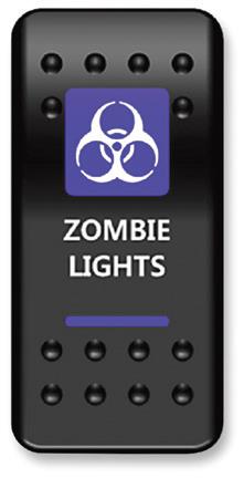 Moose Utility ZMB-PWR Rocker Switch - Zombie Light