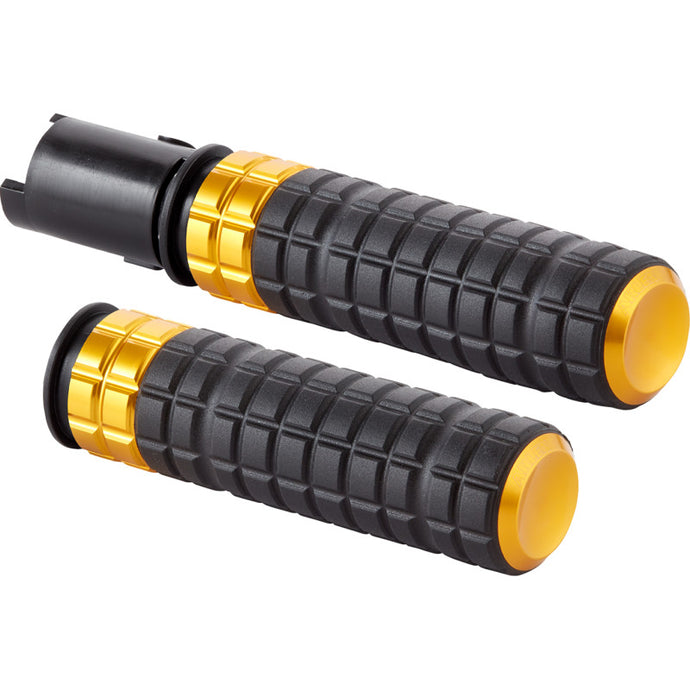 Arlen Ness 500-064 SpeedLiner Grips - Gold Anodized