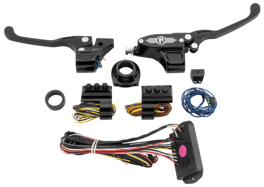 Performance Machine 0062-4025-BM Can Bus Hand Control Kit - 9/16in. - Black w/ Hydraulic Clutch
