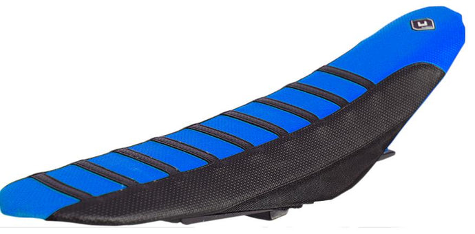 Flu Designs Inc. 35506 Pro Rib Seat Cover - Black/Blue/Black