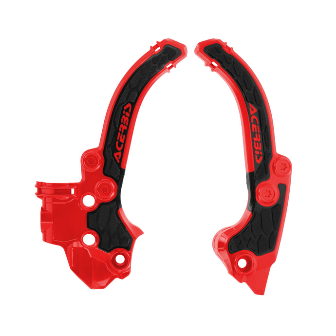 Acerbis 2985911018 X-Grip Frame Guard - Red/Black