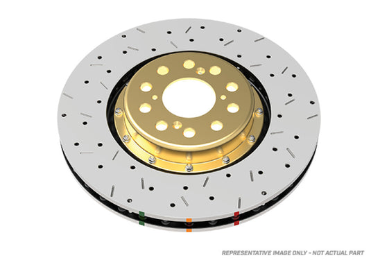 Dba DBA52224V2GLDXS DBA 5000 Slot&Drill Rotors