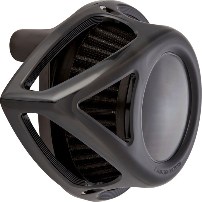Arlen Ness 600-242 Clear Tear Series Air Cleaner Kit - Black Anodized