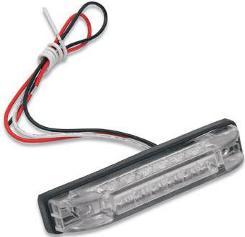 Bluhm Enterprises BL-TLEDR Rectangle 4in. 6 LED Trailer Light - Red with Clear Lens