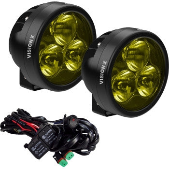 Vision X 9957746 Cannon Race Series 3 Hybrid Driving Light - Yellow Lenses