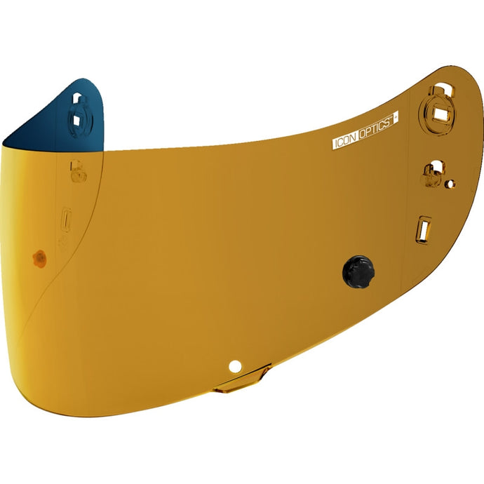 Icon Tracshield for  Airframe Pro/Airform/Airmada Helmets - 25K Gold