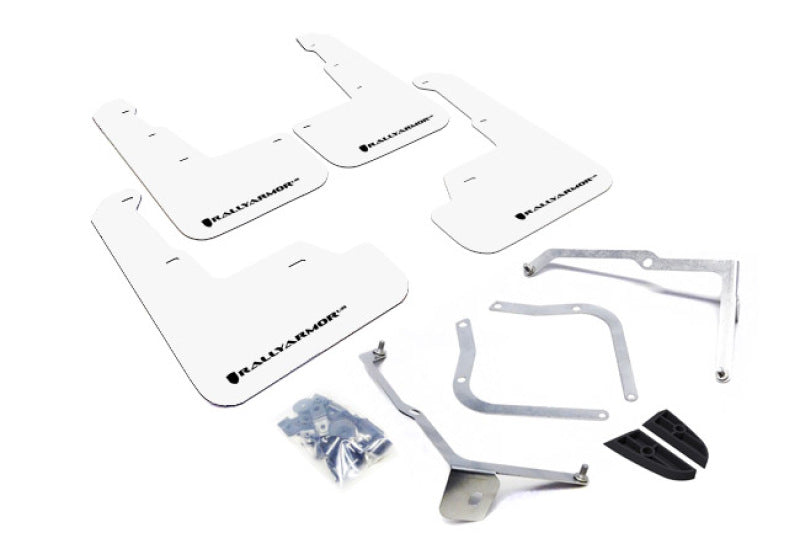 Load image into Gallery viewer, Rally Armor MF32-UR-WH/BLK RAL UR White Flap/Black Logo
