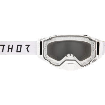 Thor Ascend LTD Synth Goggles (One Size Fits Most, White/Clear Lens)