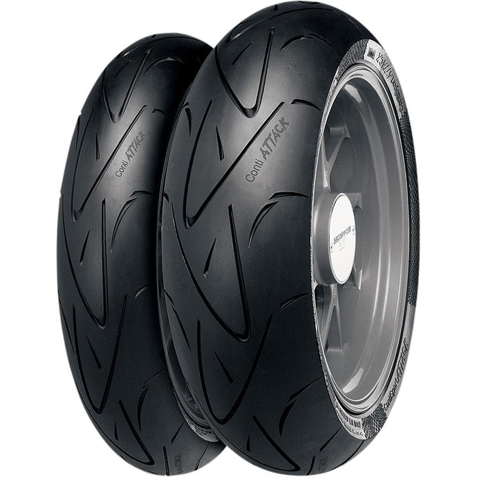 Continental 02443990000 Conti Sport Attack Front Tire - 120/70ZR17