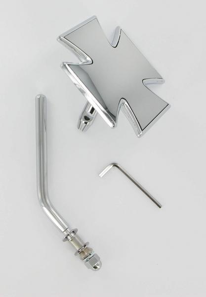 Drag Specialties 1901-6060 Maltese Mirror - Round Stem