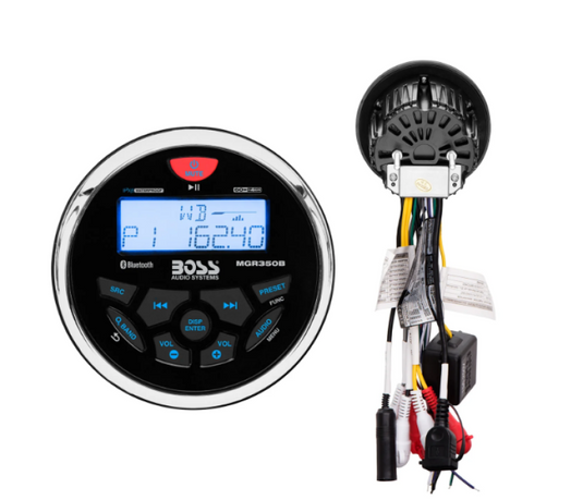 Boss Audio MGR350B BSA Gauge Radios