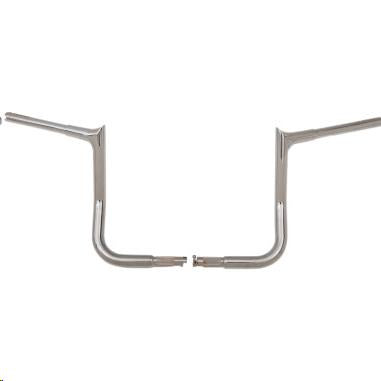Fat Baggers, Inc. 905012 1-1/4in. EZ Install Pointed Top Handlebars - Chrome
