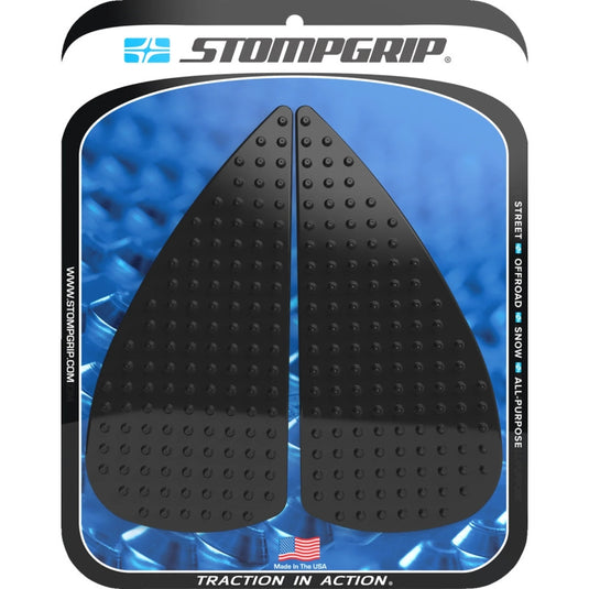 Stompgrip 55-10-0197B Volcano Profile Traction Tank Grip - Street - Black